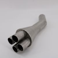 Exhaust compatible with Bmw K100 1983-1994, Cafè Racer 4in1, Link pipe 