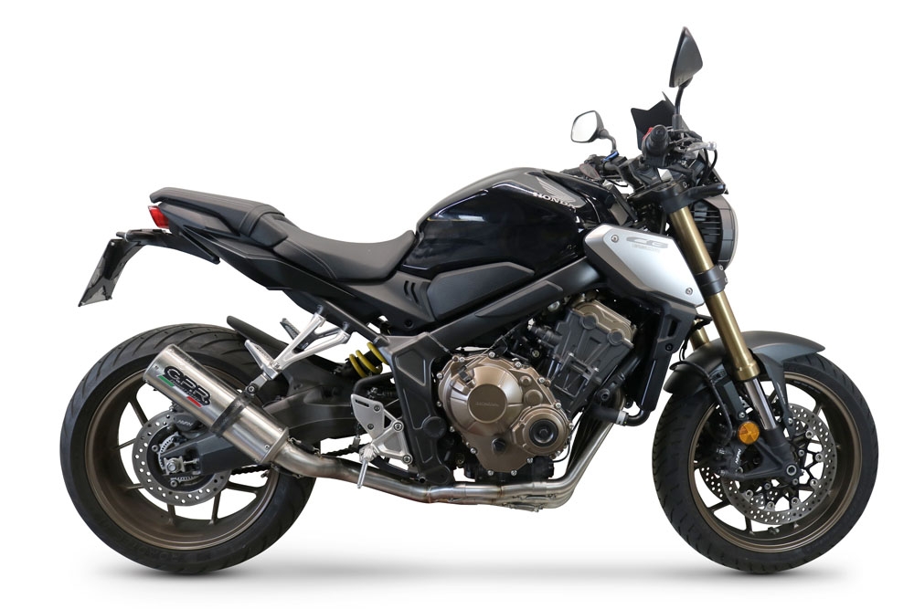 Exhaust compatible with Honda CBR650R 2021-2023, M3 Inox , Full system exhaust, including removable db killer 