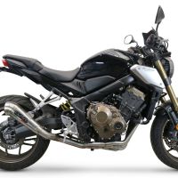 Exhaust compatible with Honda CB650F 2019-2022, Powercone Evo, Full system exhaust, including removable db killer 
