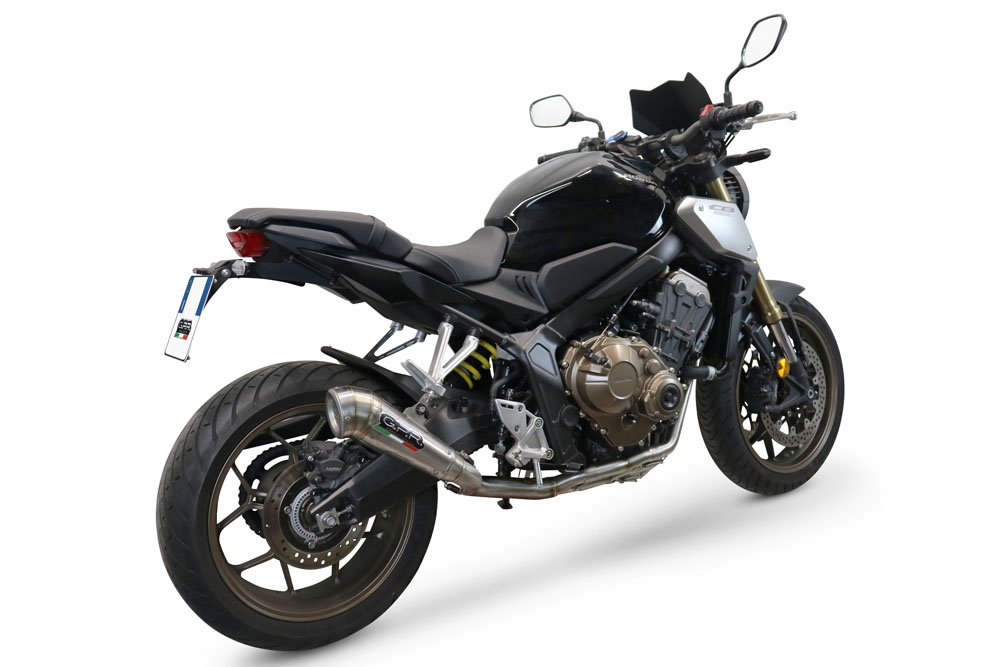 Exhaust compatible with Honda CB650F 2019-2022, Powercone Evo, Full system exhaust, including removable db killer 