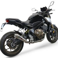 Exhaust compatible with Honda CB650F 2019-2022, Powercone Evo, Full system exhaust, including removable db killer 
