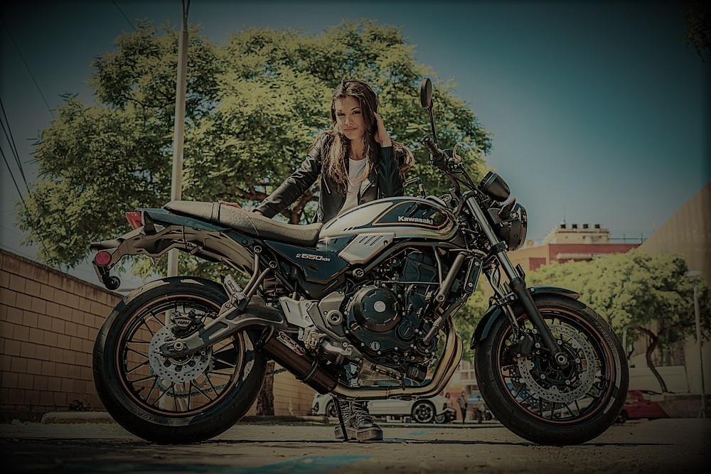 Exhaust compatible with Kawasaki Z650RS 2021-2023, M3 Black Titanium, Full system exhaust, including removable db killer 
