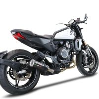 GPR exhaust compatible with Cf Moto 700 CL-X Heritage  2025-2026, M3 Poppy , Homologated legal slip-on exhaust including removable db killer and link pipe 