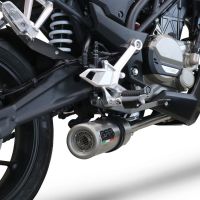 Exhaust compatible with Cf Moto 300 NK 2022-2024, M3 Inox , Full system exhaust, including removable db killer 