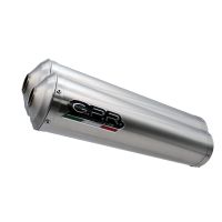 Exhaust compatible with Yamaha MT01 2005-2011, Inox Tondo, Dual slip-on including removable db killers and link pipes, EPA-compliant 