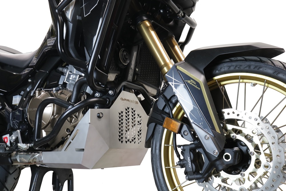 GPR TECH compatible with  Honda Crf 1100 L Africa Twin DCT 2021/2024 e5 GPR TECH Titanium Skid plate 