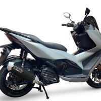 GPR exhaust compatible with Zontes E 125 2023-2024, Pentascooter, Homologated legal full system exhaust, including removable db killer and catalyst 