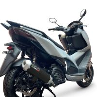 GPR exhaust compatible with Zontes E 125 2023-2024, Pentascooter, Homologated legal full system exhaust, including removable db killer and catalyst 