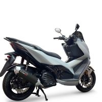 GPR exhaust compatible with Zontes E 125 2023-2024, Pentascooter, Homologated legal full system exhaust, including removable db killer and catalyst 