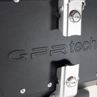 GPR TECH TOP CASE ALPI-TECH 26 LT. BLACK Top case in aluminum,including soft backrest, black color with universal plate  Capacity 26 LT.