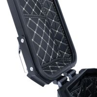 GPR TECH compatible with  Suzuki V-Strom 1050 Xt/De 2020/2024 e5 GPR TECH Pair of side cases aluminum made with contoured right side, silver color with specific pannier holder Capacity 38 LT. + 32 LT.