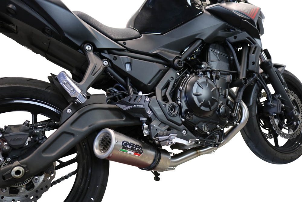 Exhaust compatible with Kawasaki Ninja 650 2017-2020, M3 Inox , Full system exhaust, including removable db killer 