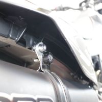 Exhaust compatible with Aprilia Sx 125 2021-2024, Albus Evo4, Slip-on exhaust including link pipe and removable db killer 