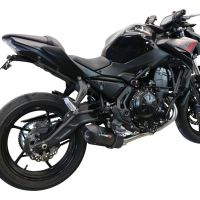 Exhaust compatible with Kawasaki Z-650 2017-2020, Furore Evo4 Nero, Full system exhaust, including removable db killer 