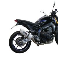 Exhaust compatible with Yamaha XSR900 2022-2024, Albus Evo4, Full system exhaust, including removable db killer 
