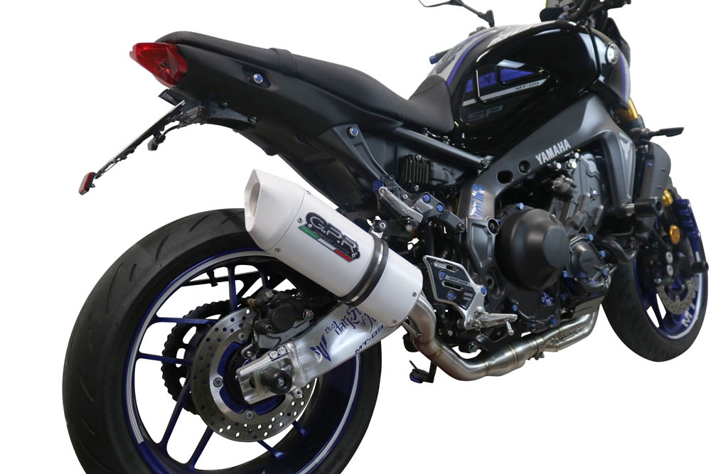 Exhaust compatible with Yamaha FJ-09 2021-2023, Albus Evo4, Full system exhaust, including removable db killer 