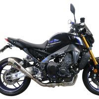 Exhaust compatible with Yamaha FJ-09 2021-2024, Powercone Evo, Full system exhaust, including removable db killer 