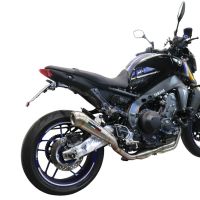 Exhaust compatible with Yamaha FJ-09 2021-2024, Powercone Evo, Full system exhaust, including removable db killer 