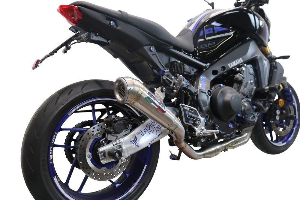 Exhaust compatible with Yamaha FJ-09 2021-2024, Powercone Evo, Full system exhaust, including removable db killer 