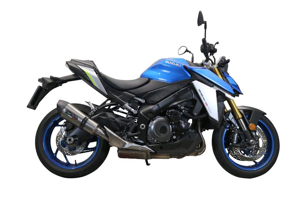 GPR exhaust compatible with  Suzuki GSX-S1000GX 2024-2025, New Grand Prix Evo Titanium, Slip-on exhaust including removable db killer and link pipe, EPA-compliant 