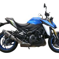GPR exhaust compatible with  Suzuki GSX-S1000GX 2024-2025, New Grand Prix Evo Titanium, Slip-on exhaust including removable db killer and link pipe, EPA-compliant 