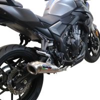 Exhaust compatible with Voge 500R 2021-2024, Powercone Evo, Slip-on exhaust including link pipe 