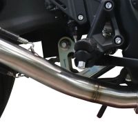 Exhaust compatible with Voge 500R 2021-2024, M3 Black Titanium, Slip-on exhaust including link pipe 