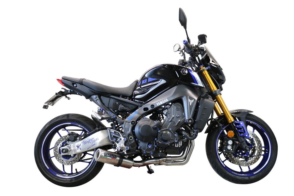 Exhaust compatible with Yamaha FJ-09 2021-2024, M3 Inox , Full system exhaust, including removable db killer 