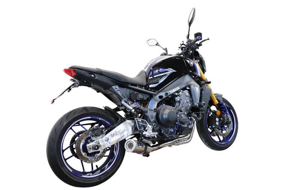 Exhaust compatible with Yamaha FJ-09 2021-2024, M3 Inox , Full system exhaust, including removable db killer 