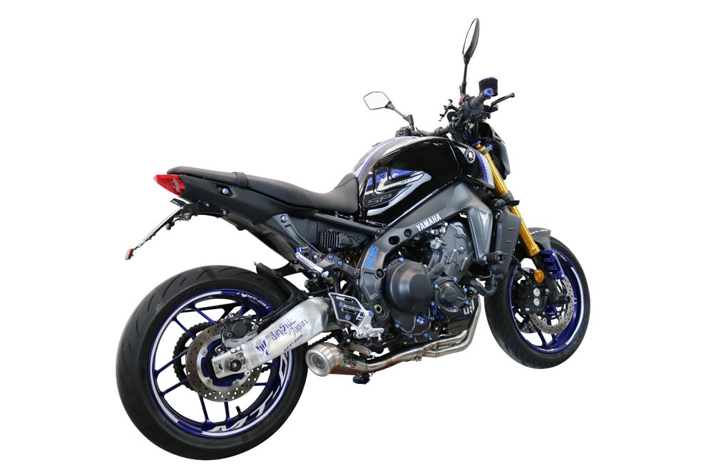 Exhaust compatible with Yamaha FJ-09 2021-2024, Powercone Evo, Full system exhaust, including removable db killer 