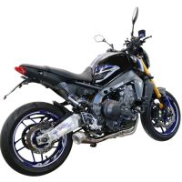 Exhaust compatible with Yamaha FJ-09 2021-2024, Powercone Evo, Full system exhaust, including removable db killer 