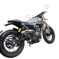 Exhaust compatible with F.B. Mondial Hps 125 2021-2023, Deeptone Inox, Full system exhaust 