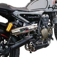 Exhaust compatible with F.B. Mondial Hps 125 2021-2023, Deeptone Inox, Full system exhaust 