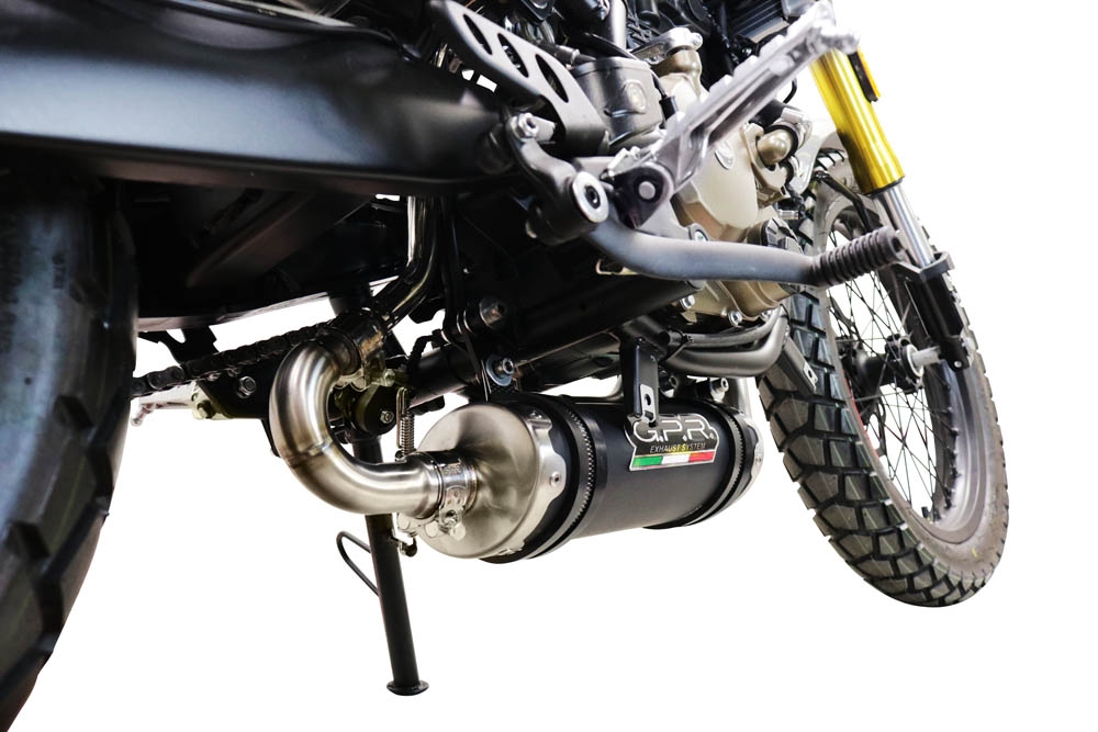 Exhaust compatible with F.B. Mondial Hps 125 2021-2023, Deeptone Inox, Full system exhaust 