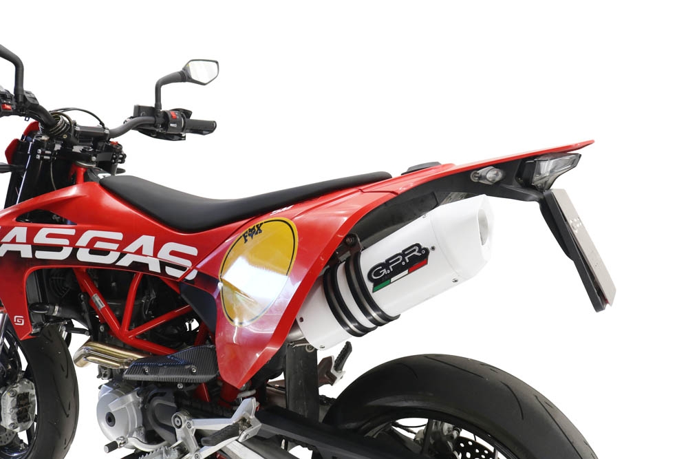 Exhaust compatible with Gas Gas SM 700 2023-2024, Albus Evo4, Slip-on exhaust including link pipe and removable db killer 