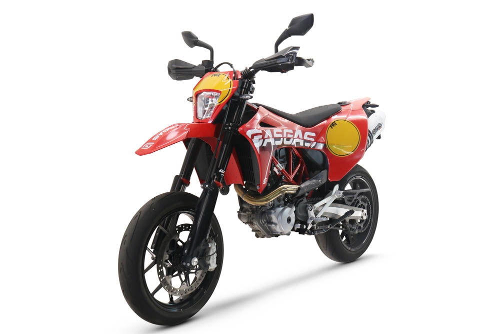 Exhaust compatible with Gas Gas SM 700 2023-2024, Albus Evo4, Slip-on exhaust including link pipe and removable db killer 
