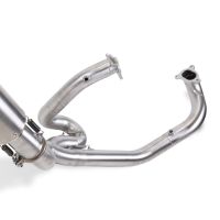 GPR exhaust compatible with Ktm Lc8 990 Adventure - R - DAKAR  2006-2014, Hyper Sonic Inox, Homologated legal full system exhaust, including removable db killer 