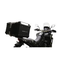 Top case GPR TECH compatible with  Honda Crf 1100 L Africa Twin Adventure Sport 2024/2026 e5 plus GPR TECH Top case in aluminum, black color with specific plate included Capacity 35 LT.