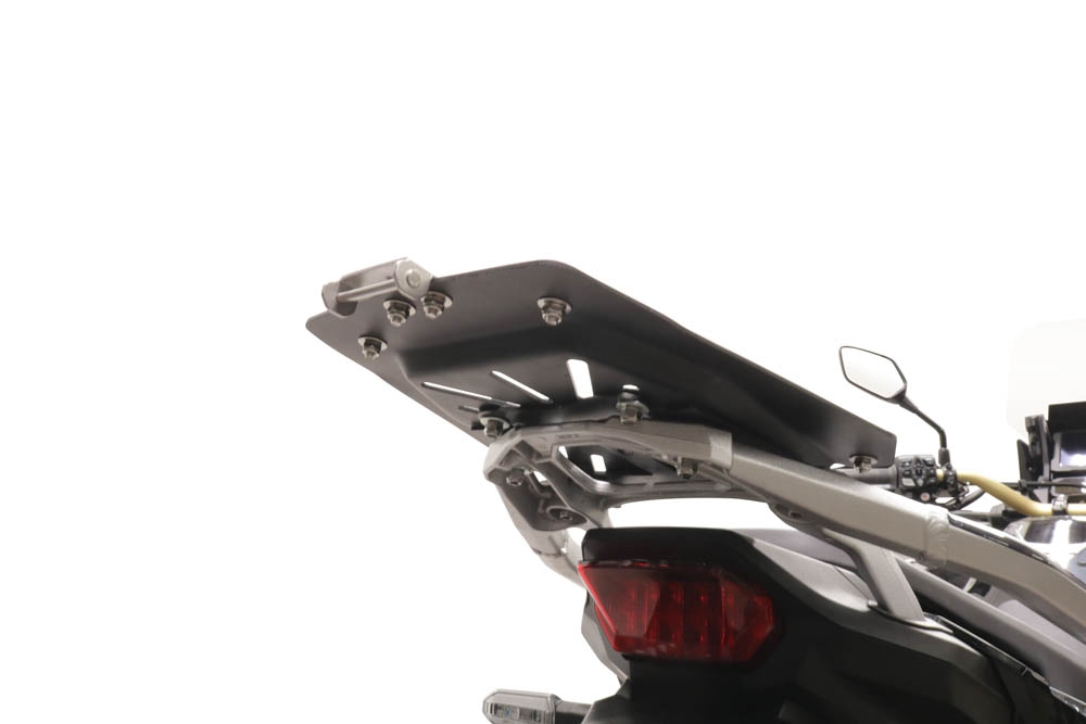 Top case GPR TECH compatible with  Honda Crf 1100 L Africa Twin 2020/2024 e5 GPR TECH Top case in aluminum, silver color with specific plate included Capacity 55 LT.