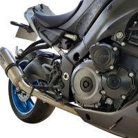 GPR exhaust compatible with Suzuki Gsx-S 1000  2015-2016, M3 Black Titanium, full system exhaust legal for UK and non-EU countries including removable db killer 