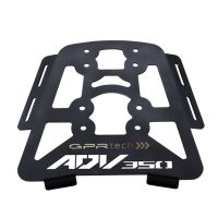 GPR TECH compatible with  Honda Forza 125 2015/2023 GPR TECH Specific fitting plate Top Case ALPITECH 35 LT compatible with original luggage rack,stainless steel made with 4 anchor points