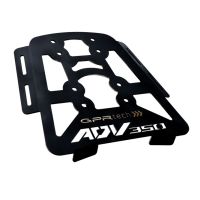GPR TECH compatible with  Honda Adv 350 2022/2024 e5 GPR TECH Specific fitting plate Top Case ALPITECH 35 LT compatible with original luggage rack,stainless steel made with 4 anchor points