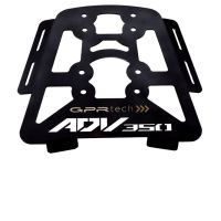 GPR TECH compatible with  Honda Adv 350 2022/2024 e5 GPR TECH Specific fitting plate Top Case ALPITECH 35 LT compatible with original luggage rack,stainless steel made with 4 anchor points