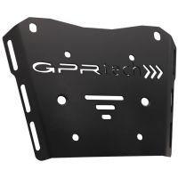 Top case GPR TECH compatible with  Honda Transalp 750  2023/2024 e5 GPR TECH Top case in aluminum, silver color with specific plate included Capacity 45 LT.