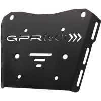 Top case GPR TECH compatible with  Honda Transalp 750  2023/2024 e5 GPR TECH Top case in aluminum, silver color with specific plate included Capacity 45 LT.
