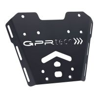 GPR TECH compatible with  Honda X-Adv 750 2017/2020 e4 GPR TECH Top case in aluminum, silver color with specific plate included Capacity 55 LT.