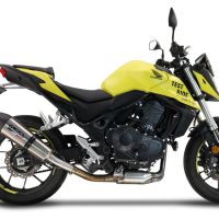 GPR exhaust compatible with  Honda CB 750 Hornet  2023-2024, New Grand Prix Evo Titanium, Slip-on exhaust including removable db killer and link pipe, EPA-compliant 