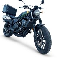 Top case GPR TECH compatible with  Honda CL 500 2023/2025 GPR TECH Top case in aluminum, black color with specific plate included Capacity 45 LT.