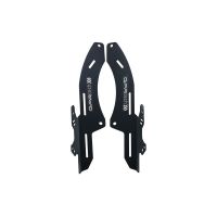 roof rack GPR TECH compatible with  Honda Crf 300 L / Rally 2021/2024 e5 GPR TECH Specific roof rack Top Case ALPITECH 35 LT Including black aluminum roof rack