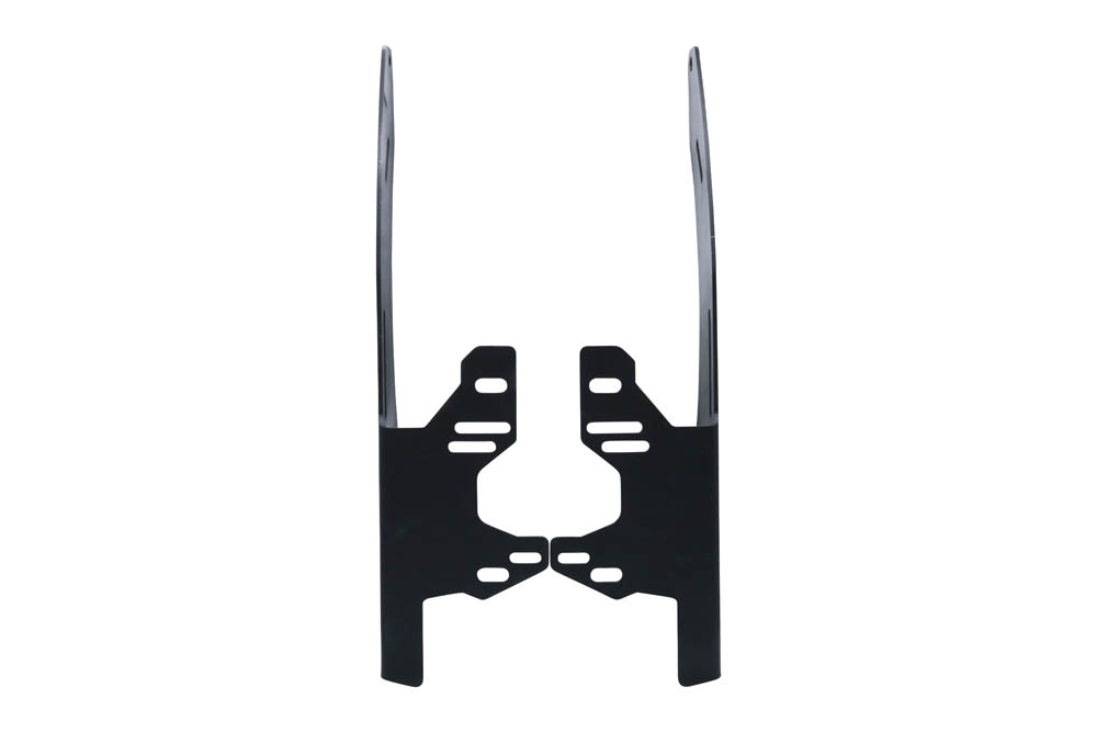 roof rack GPR TECH compatible with  Honda Crf 300 L / Rally 2021/2024 e5 GPR TECH Specific roof rack Top Case ALPITECH 35 LT Including black aluminum roof rack